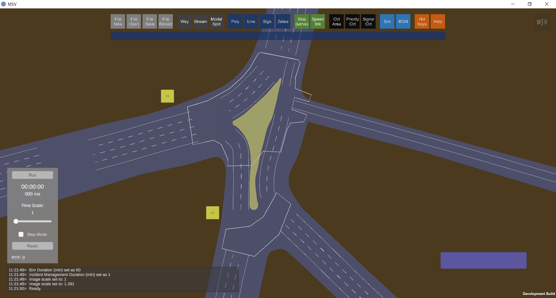 Control Areas Example 1